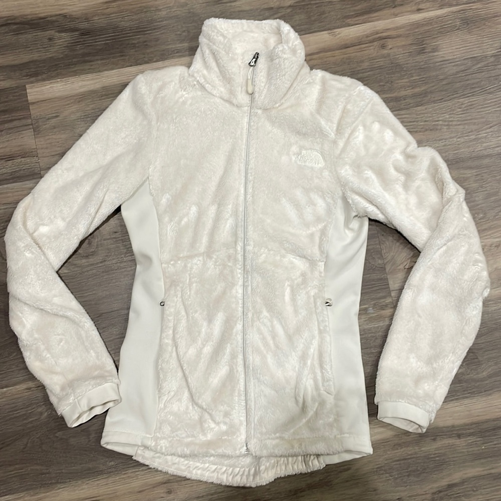 The North Face Fleece Jacket Size XS Cream Off White